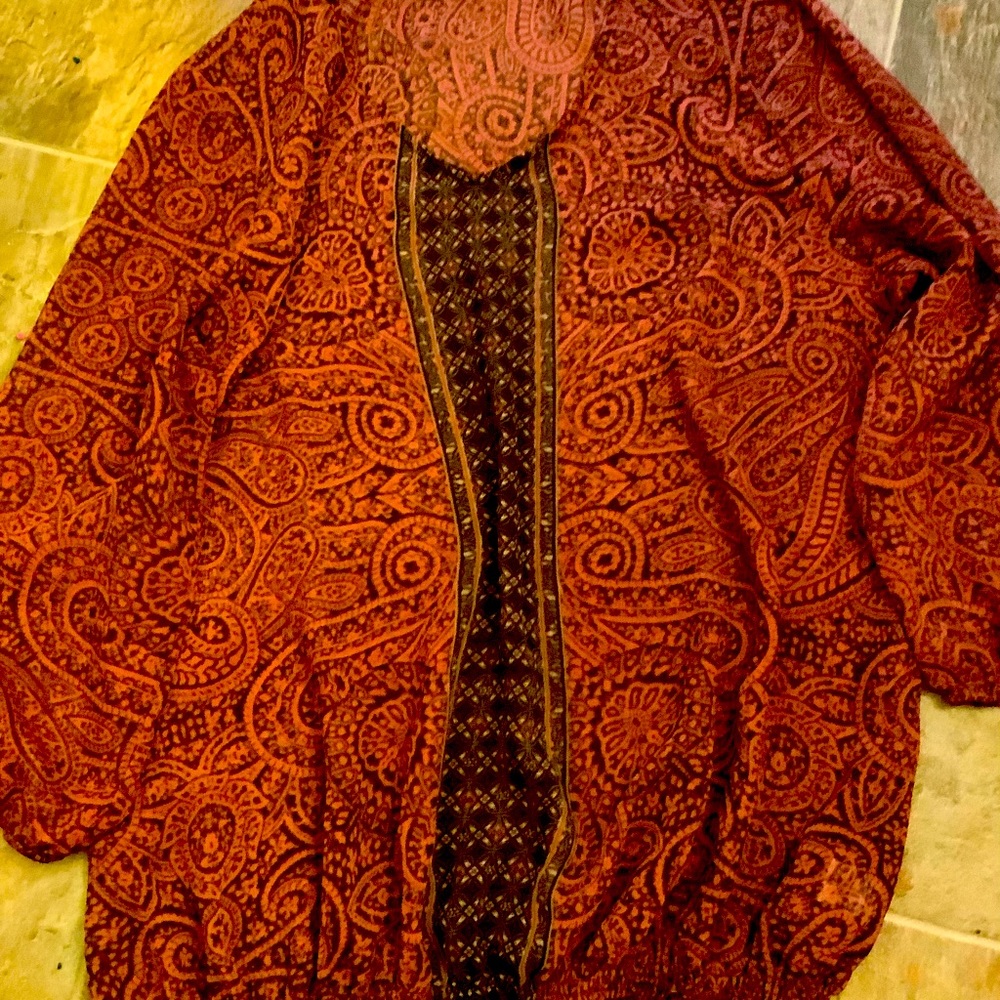 Women’s Xl boho style shirt